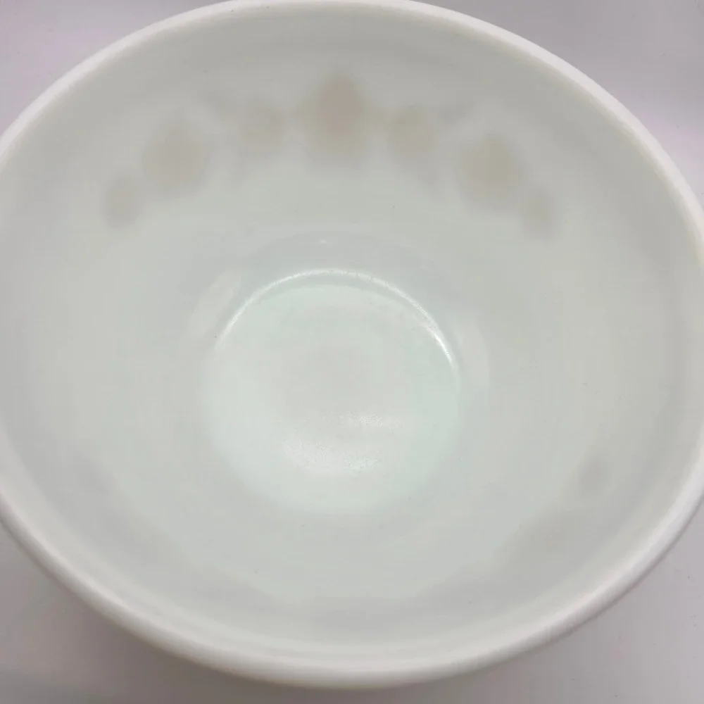 Vintage Pyrex Butterfly‎ Gold Nesting Mixing Bowl Set of 3 Milk Glass MCM 70s